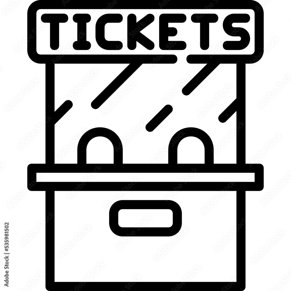 ticket office icon