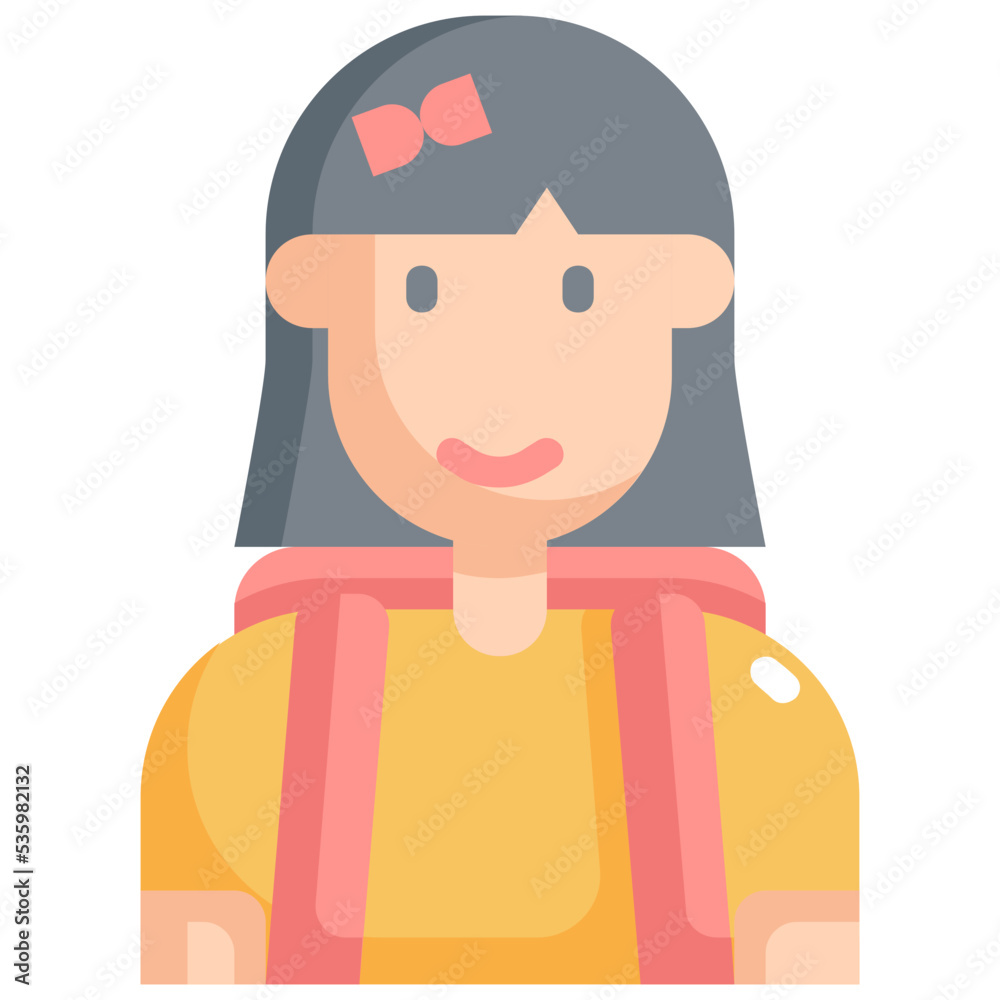 school girl icon