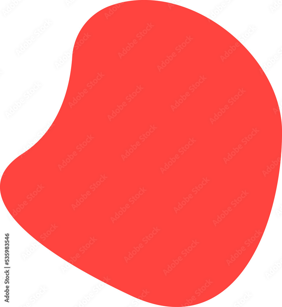 Freestyle shape abstract art with red color. Freestyle shape abstract art with red color.
