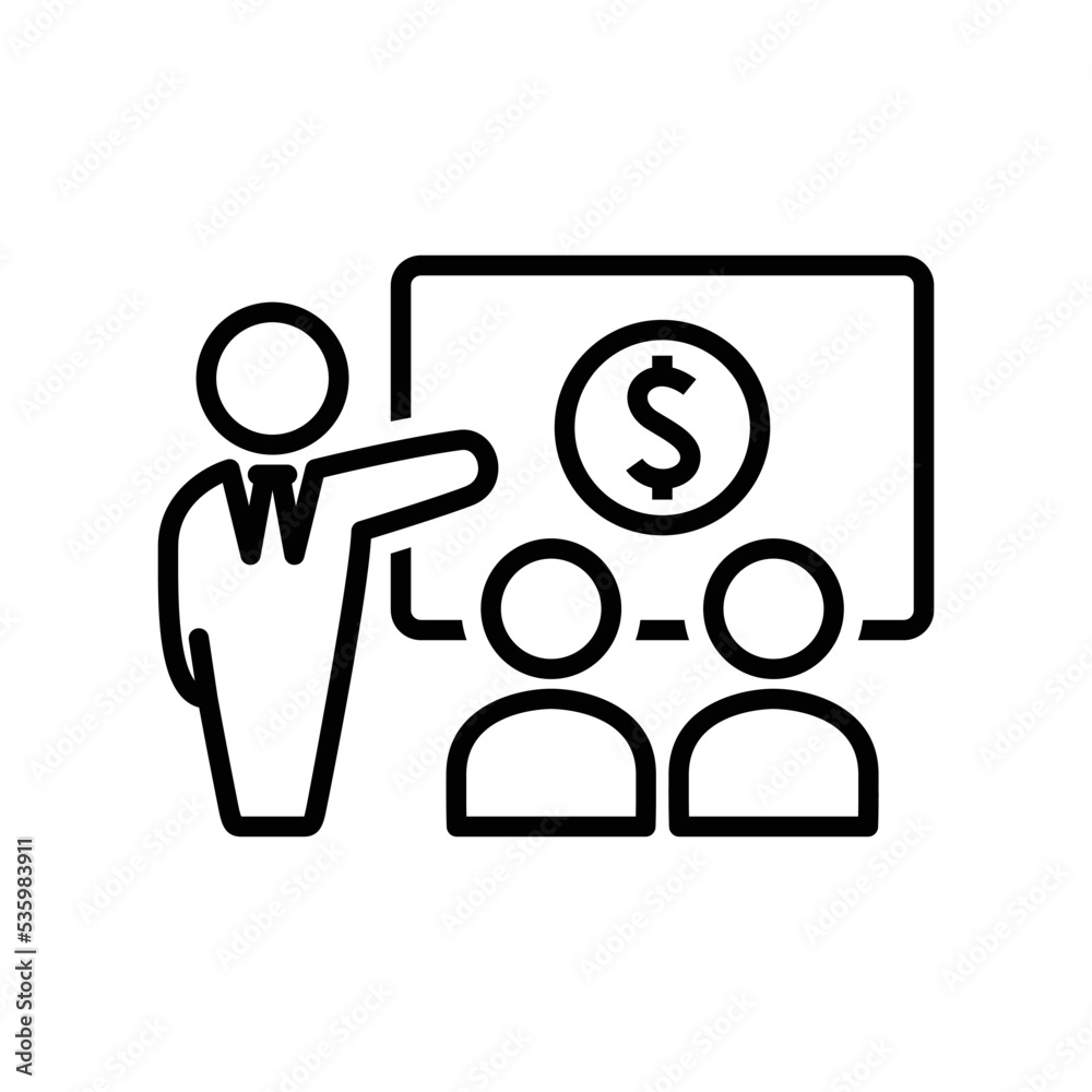 Business meeting icon vector graphic illustration Business meeting icon vector graphic illustration