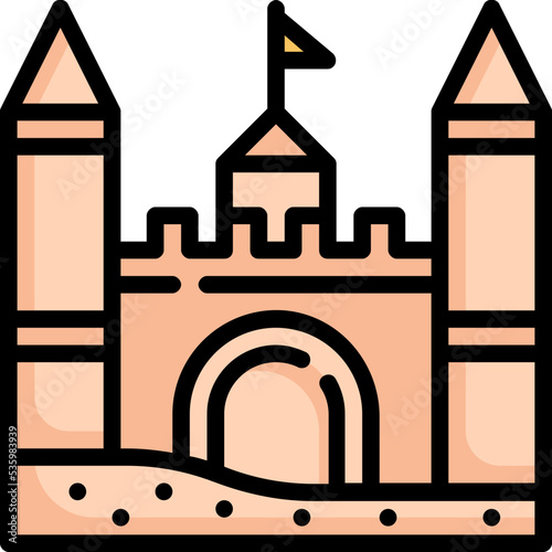 castle sand icon