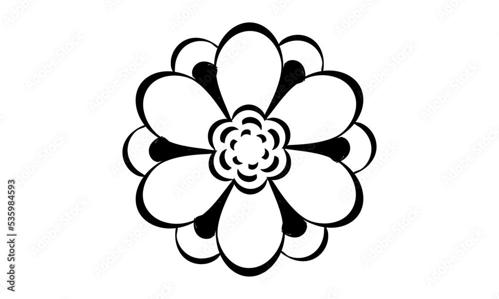 Floral Art. flower drawing with line-art. Drawing vector graphics with floral pattern for design. Floral Art. flower drawing with line-art. Drawing vector graphics with floral pattern for design.