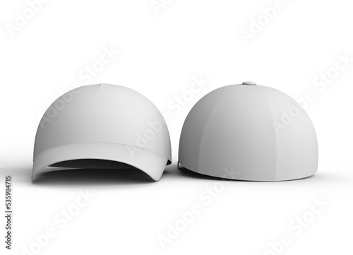 baseball cap isolated on white