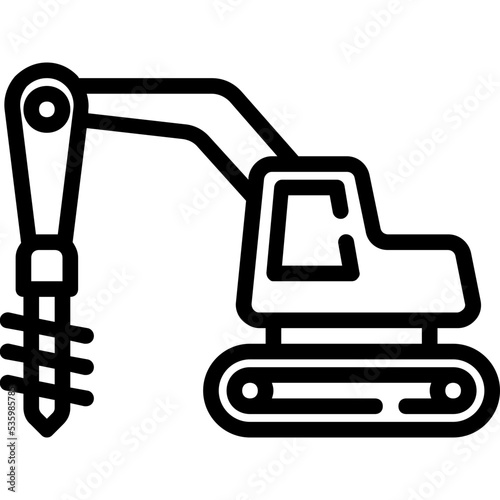 drilling machine icon