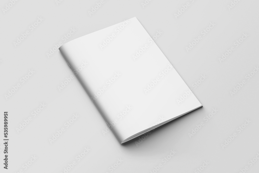 Blank glossy magazine cover mockup Blank glossy magazine cover mockup