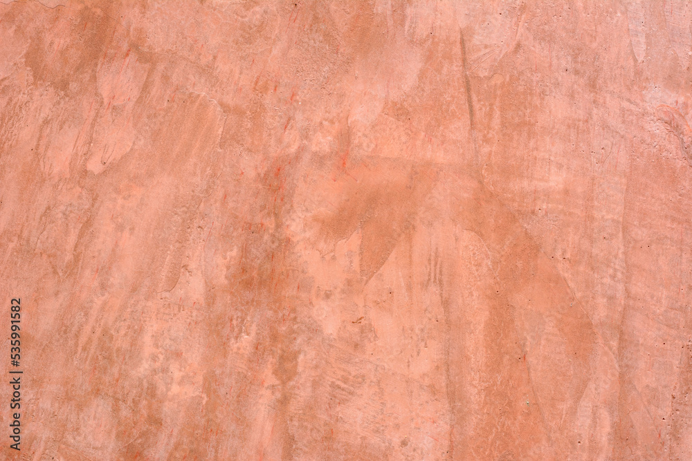  Abstract decor orange stucco wall texture background with space for text full frame.