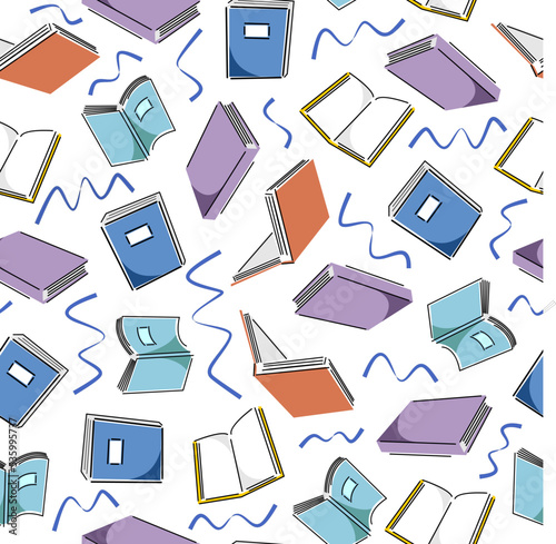 Seamless pattern of literac...