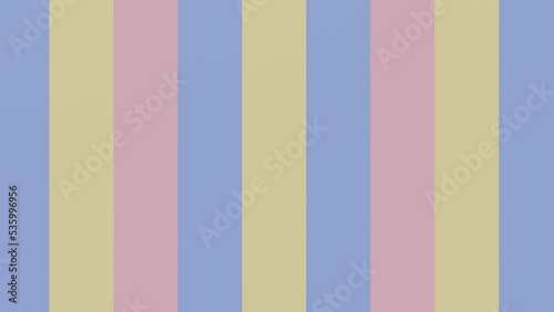 Cute animation 3d render of colorful candy striped background abstract motion animated shapes line.