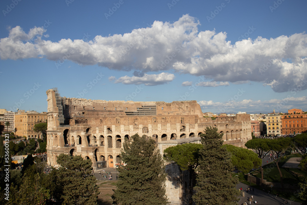 roman colosseum view