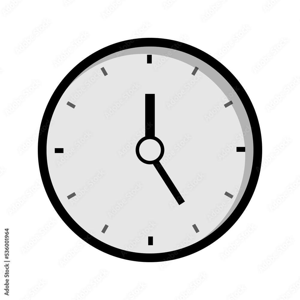 clock isolated on white clock isolated on white