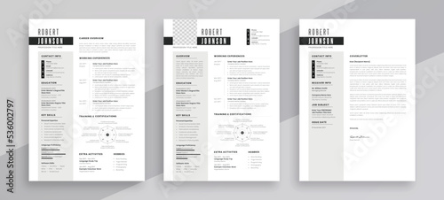 Clean & Creative Resume CV Template