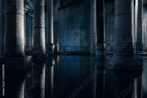Obraz na plátně Yerebatan - Basilica Cistern is one of favorite tourist attraction in Istanbul