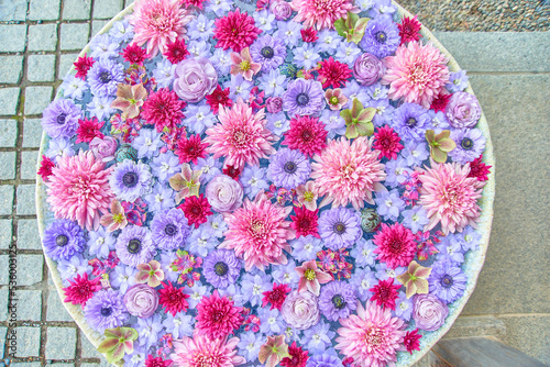 埼玉県行田市花手水