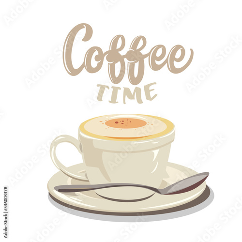 Vector lettering illustration of 