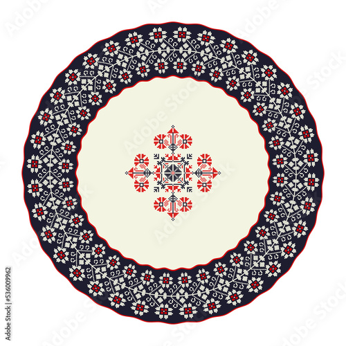 Romanian round design element 19