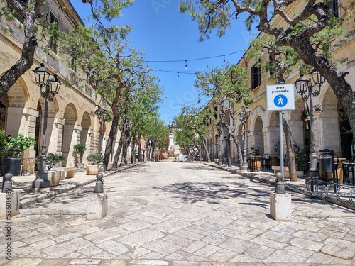 Village in Salento during summer