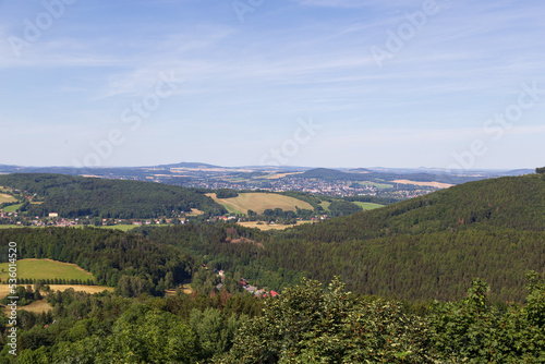 View from maly stozec in czech republic © scimmery1