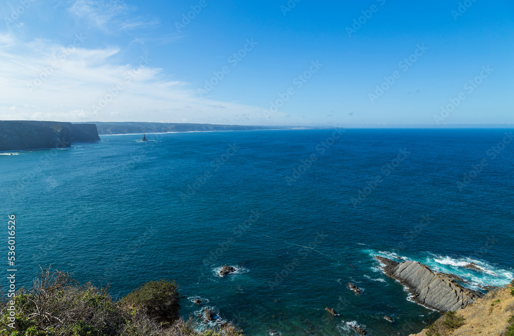 Cliffs in the Algarve West Coast