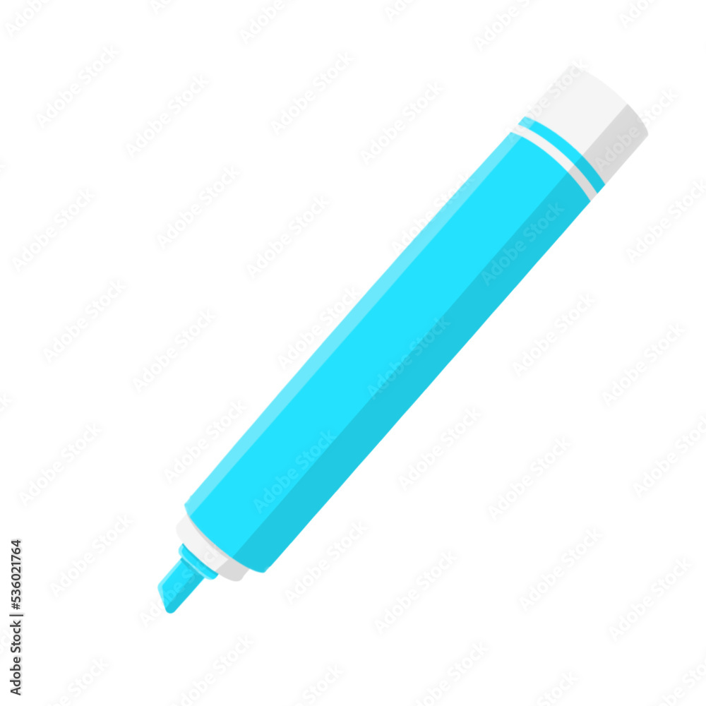 blue pencil isolated on white blue pencil isolated on white