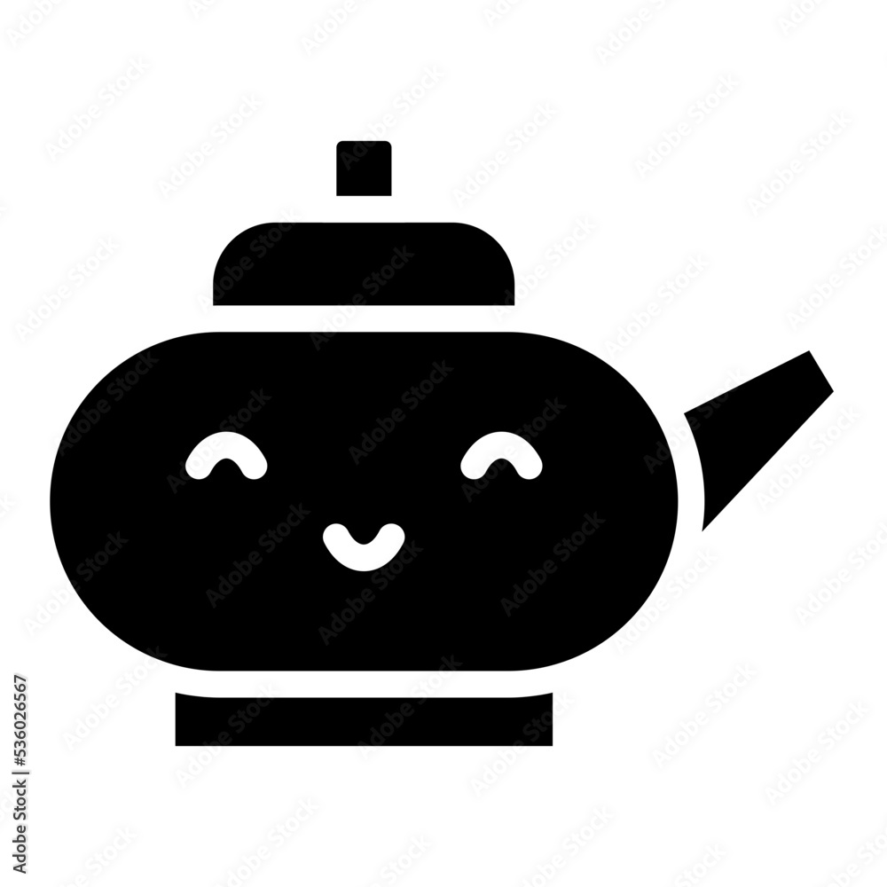 Obraz premium teapot icon