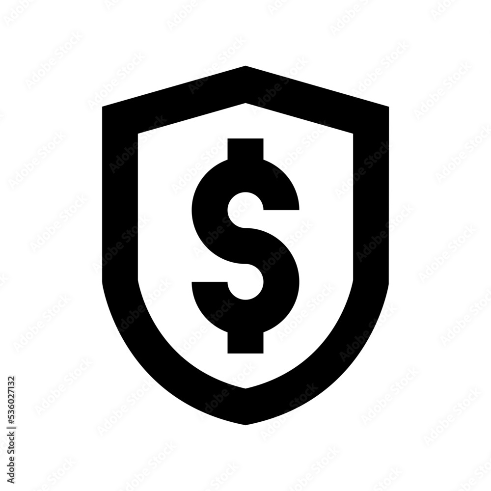 Financial Security Vector Icon Financial Security Vector Icon