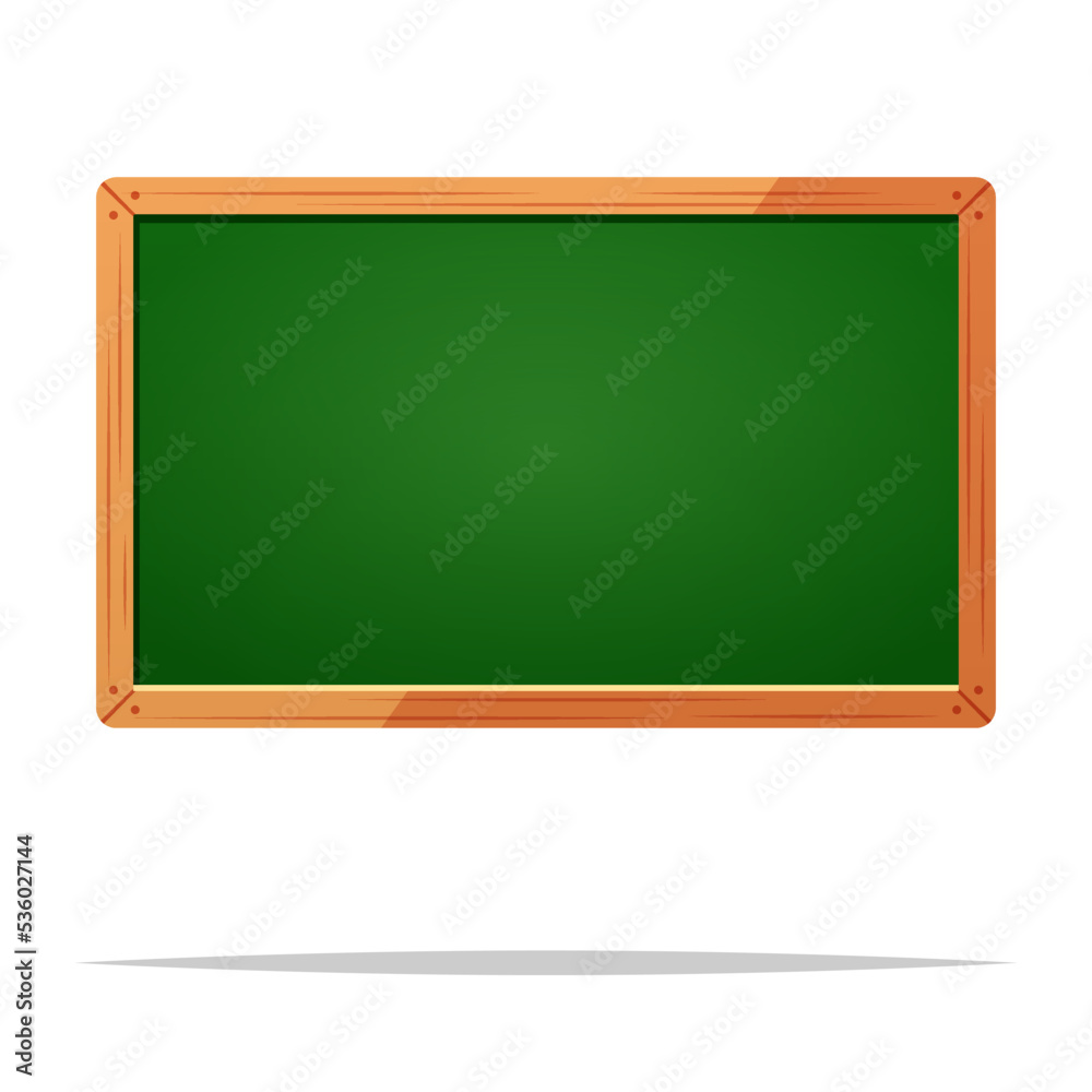 School chalkboard vector isolated illustration School chalkboard vector isolated illustration