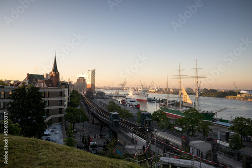 Hamburg elbe waterfront