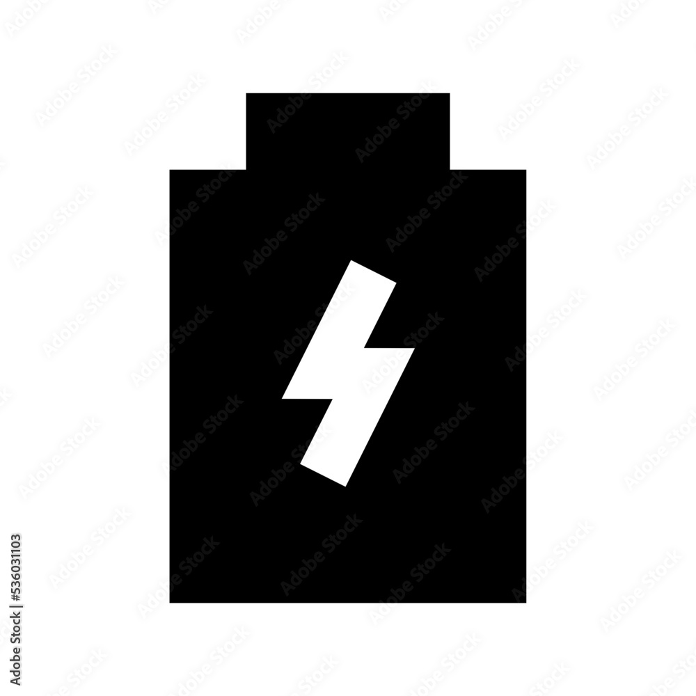Fototapeta premium Battery Vector Icon