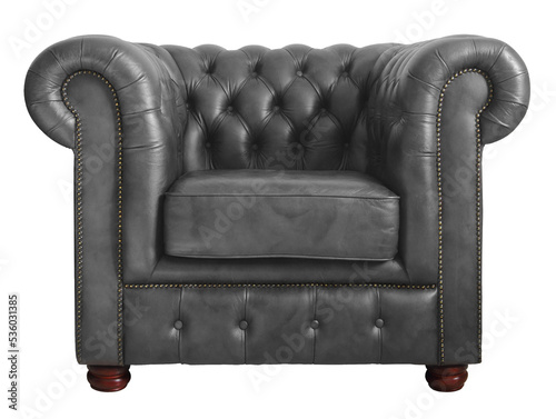 Classic Brown leather armchair