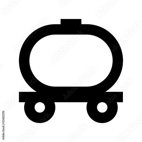 Fuel Tanker Vector Icon