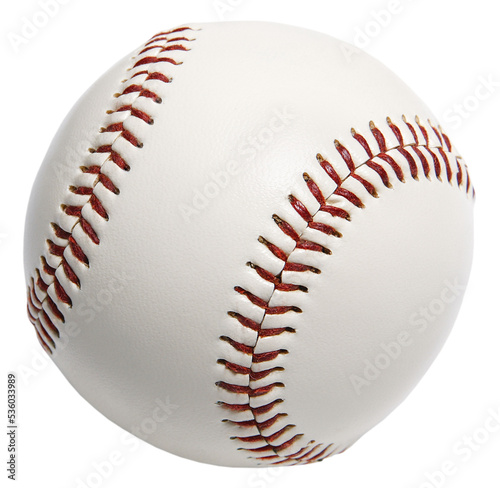 Baseball isolated with no background