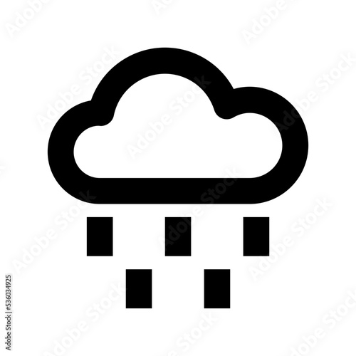 Raining Vector Icon