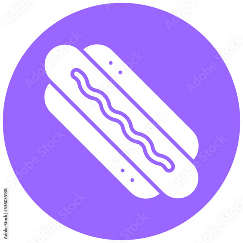 Hot Dog Icon Style