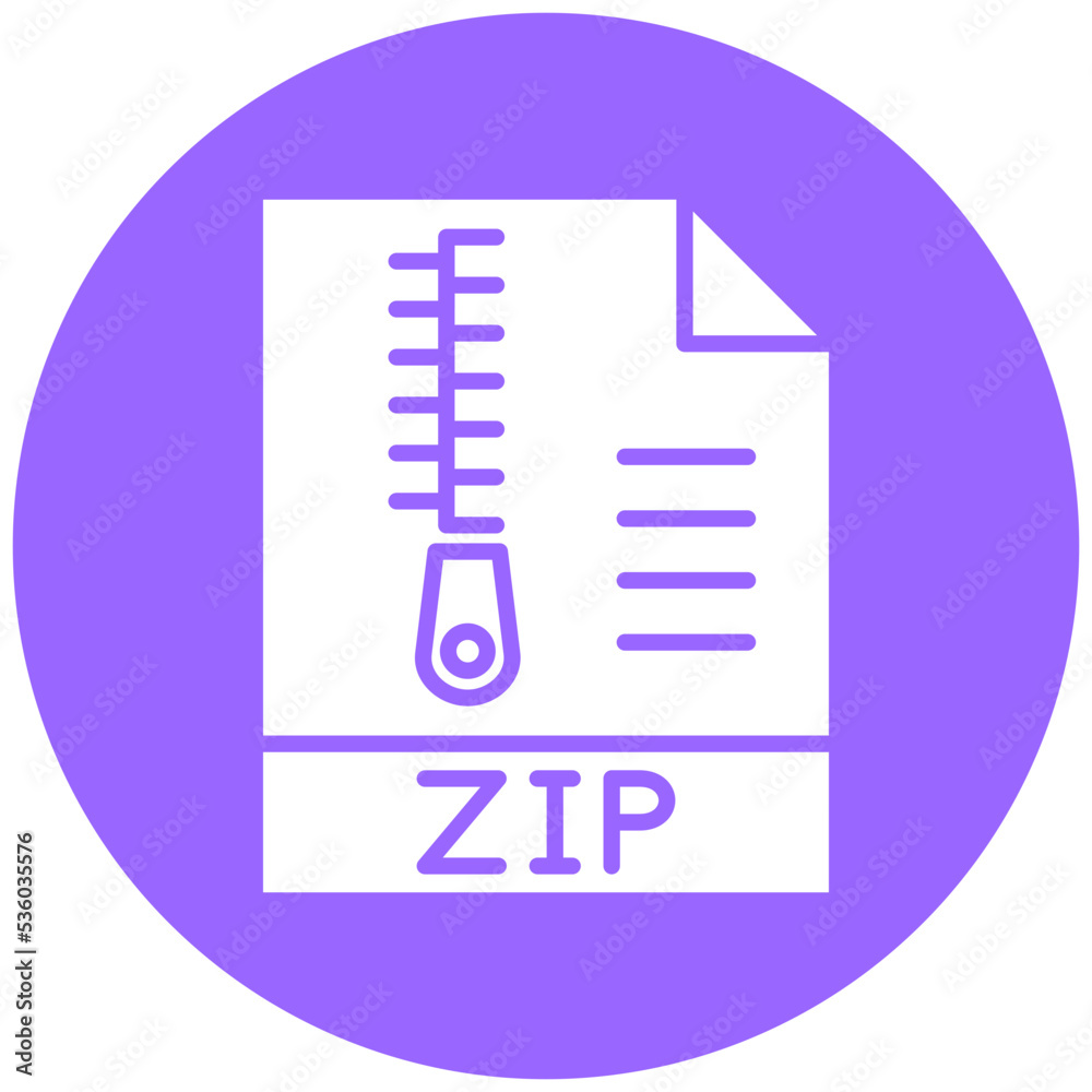 Zip File Icon Style Zip File Icon Style
