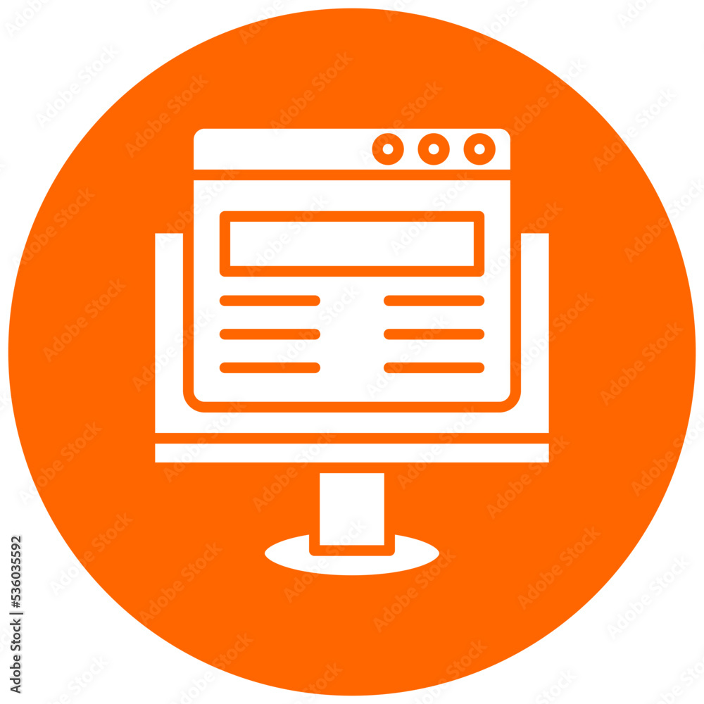 Computer Website Icon Style Computer Website Icon Style