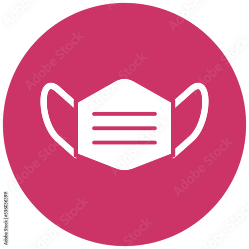 Face Mask Icon Style
