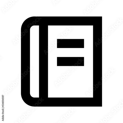 Notebook Vector Icon