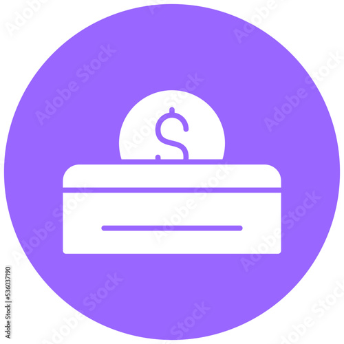 Donation Based Crowdfunding Icon Style