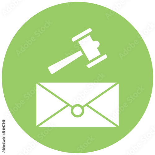 Auction Invitation Icon Style