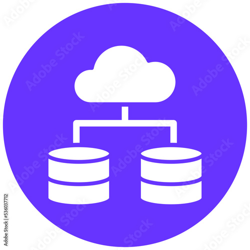 Cloud Storage Icon Style
