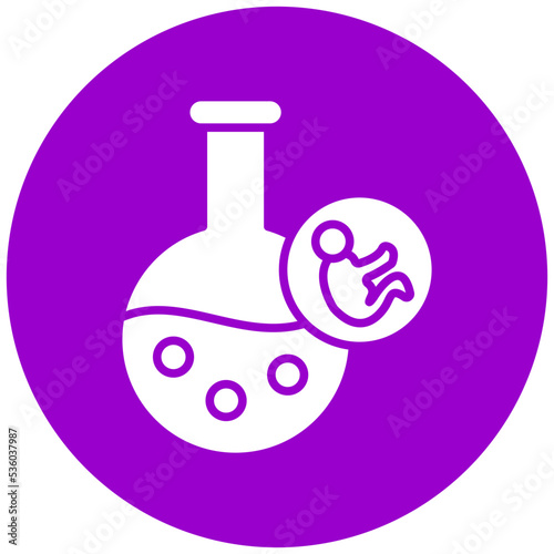 In Vitro Fertilization Icon Style