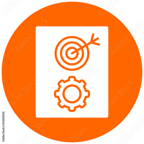 Goals Management Icon Style