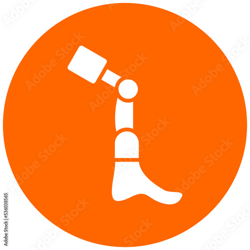 Bionic Leg Icon Style