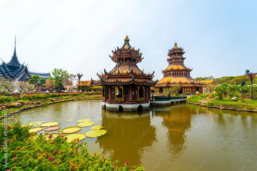 Sanphet Prasat Palace, Ancient City, Bangkok, in Thailand Sanphet Prasat Palace, Ancient City, Bangkok, in Thailand