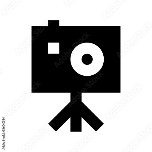 Survey Theodolite Flat Vector Icon