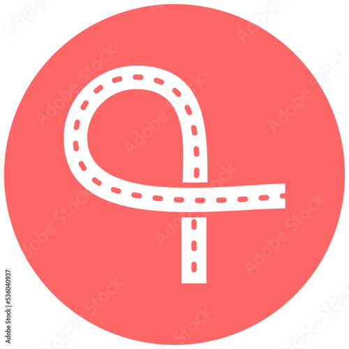 Road Ramps Icon Style