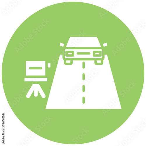 Speed Trap Icon Style