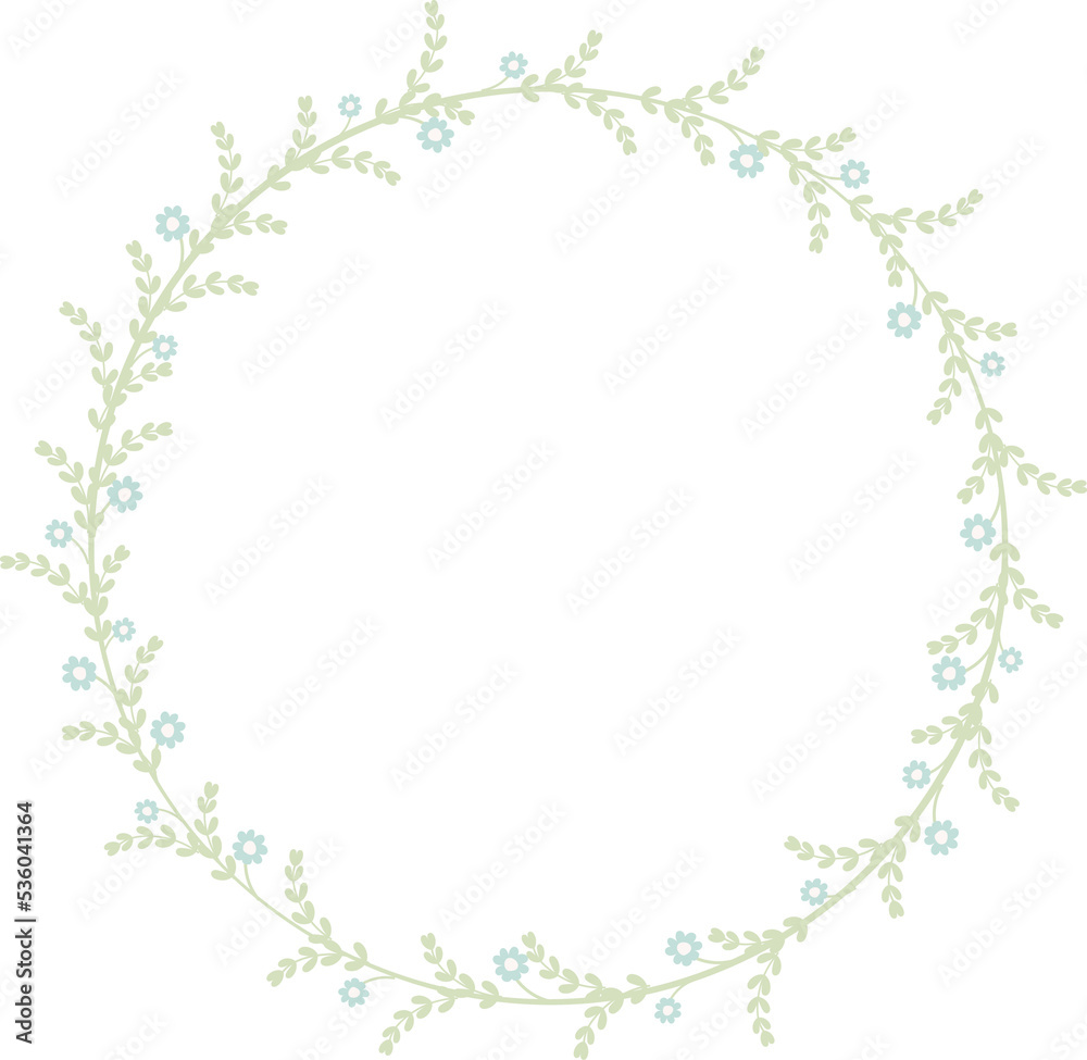 custom made wallpaper toronto digitalminimal sweet pastel wreath flowers frame