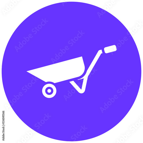 Wheelbarrow Icon Style