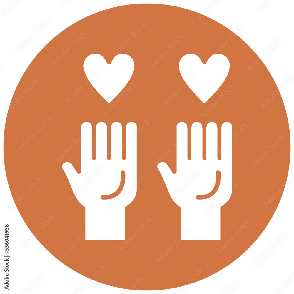 Obraz premium Volunteer Icon Style